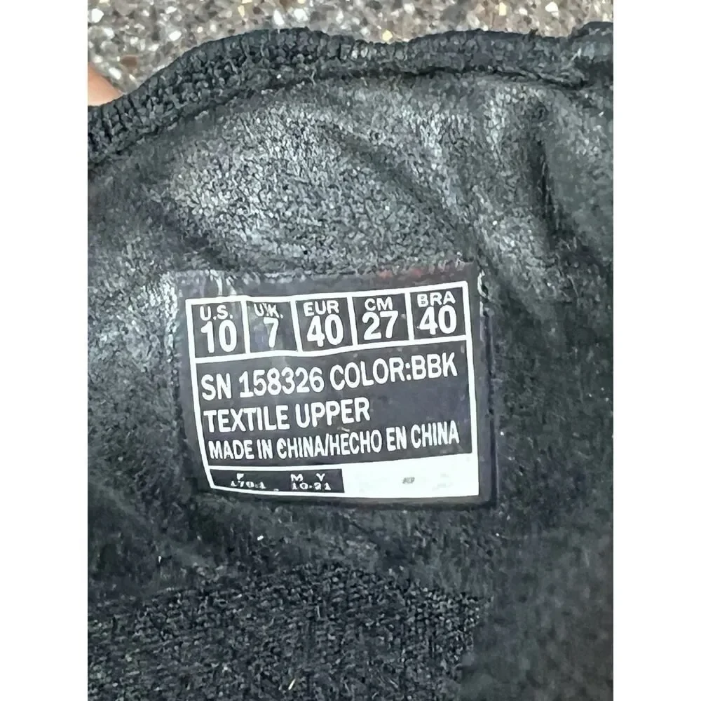 Skechers Air Cooled Memory Foam Fabric Shoe Slip On Women 10 Flat Comfort Casual
